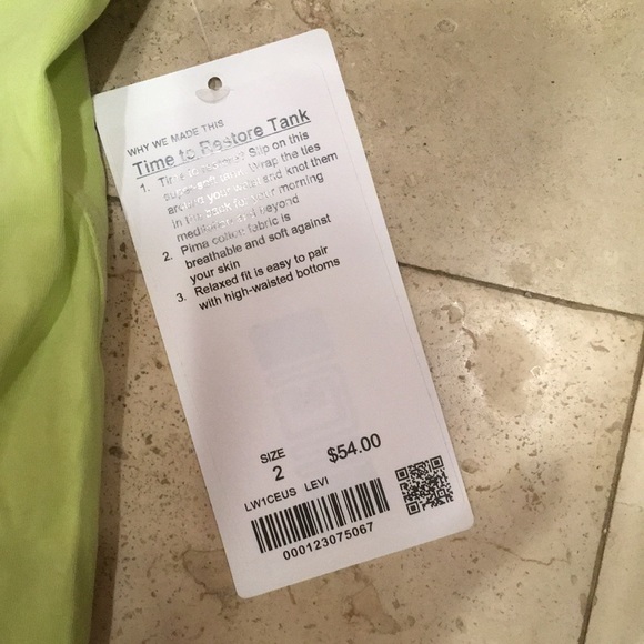 Lululemon It's Time to Restore Tank - Picture 3 of 7